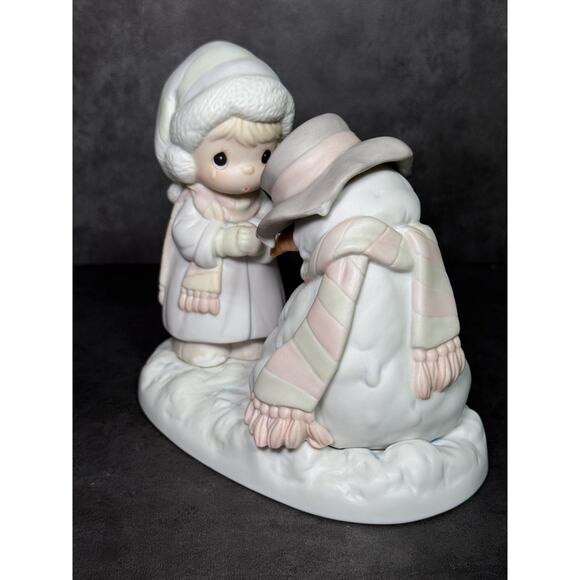 Precious Moments Figurine "We're Going to Miss You" Melting Snowman 1990 - Picture 3 of 6